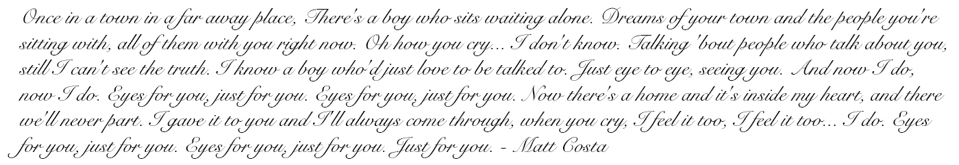 EyesForYouLyrics